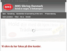 Tablet Screenshot of mkssikring.dk